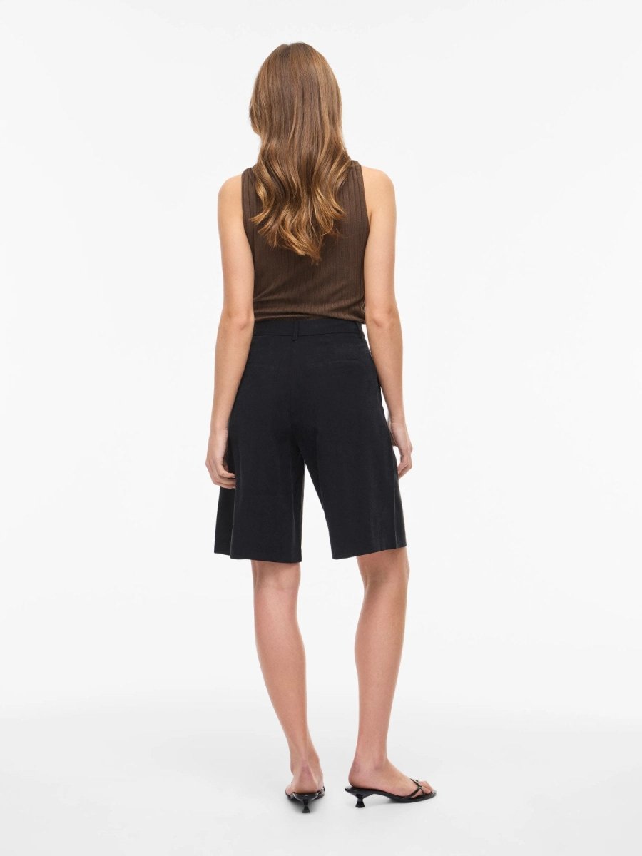Vila Shorts VIIDA HW SHORTS - Black Beauty