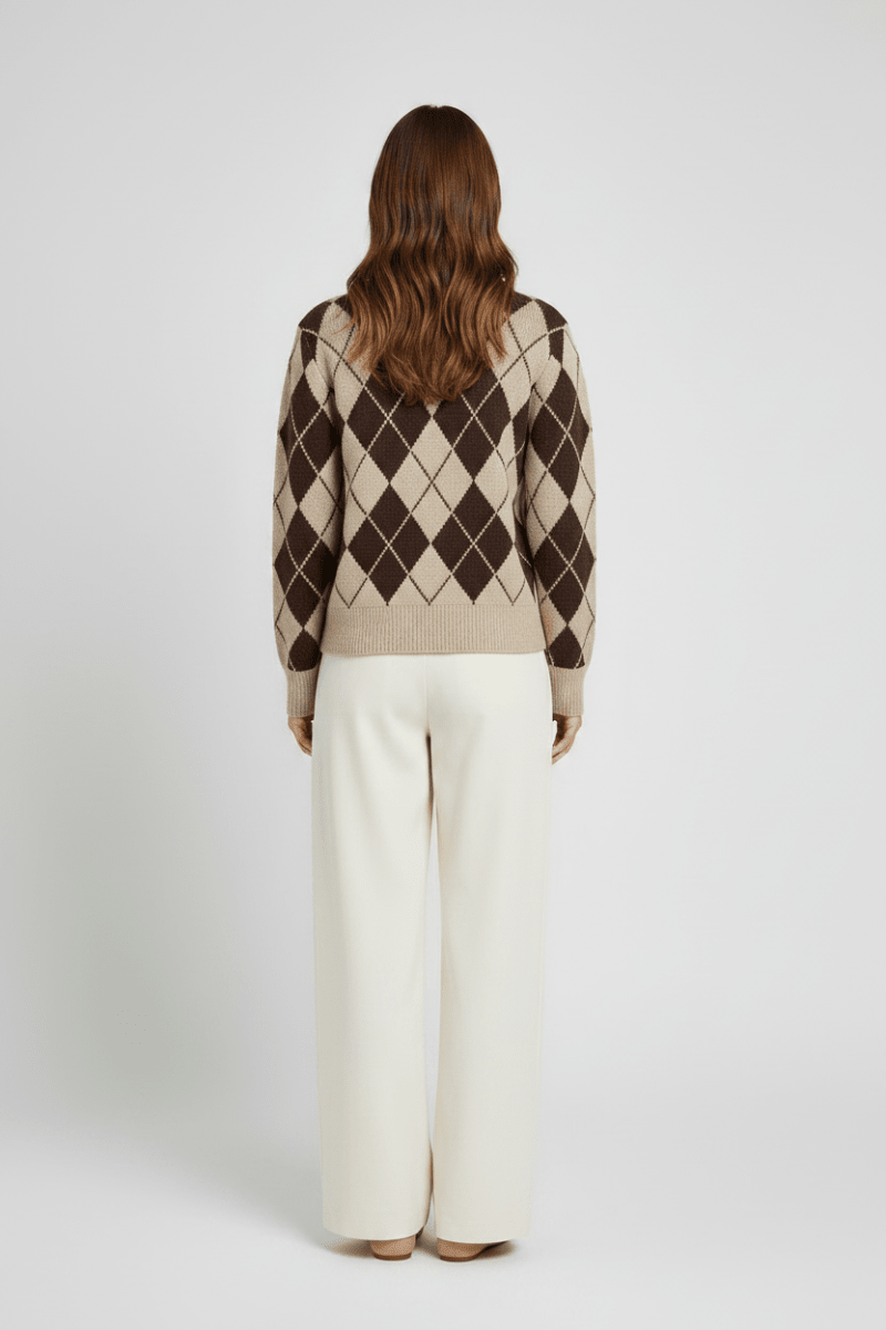 Vila Strickjacke Langarm Strick Cardigan Feather Gray Coffee Bean