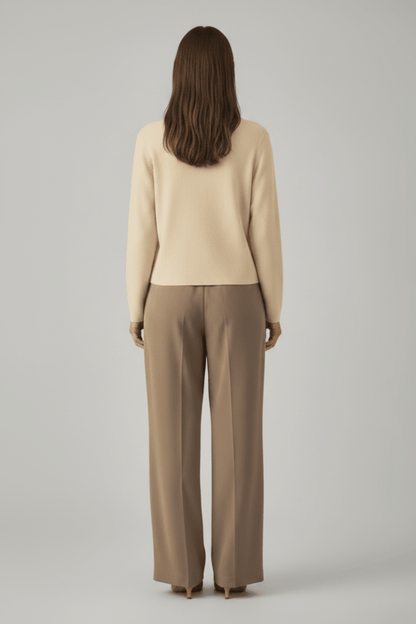 Vila Strickjacke Langarm Strick Super Light Natural Melan