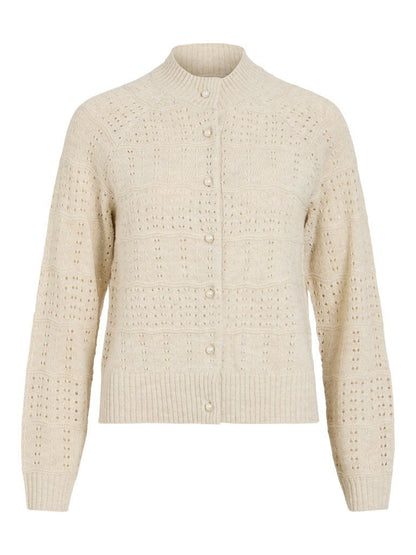 Vila Strickjacke Visapna in Super Light Natural Melange