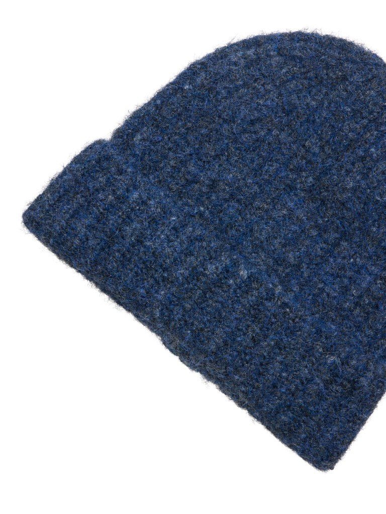 Vila Strickmütze Knit Beanie in Navy Peony