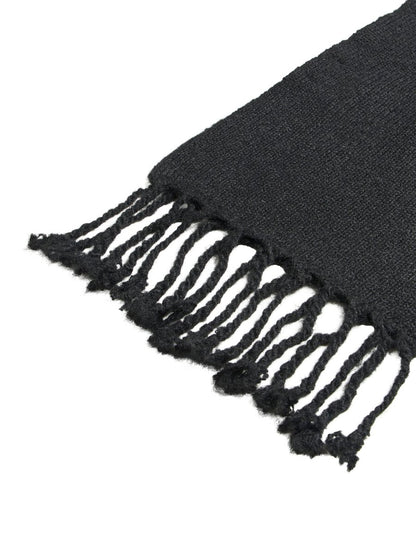 Vila Strickschal New Knit Scarf in Black Beauty