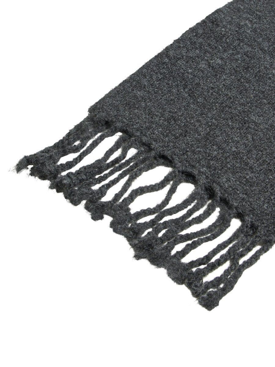 Vila Strickschal New Knit Scarf in Dark Grey Melange