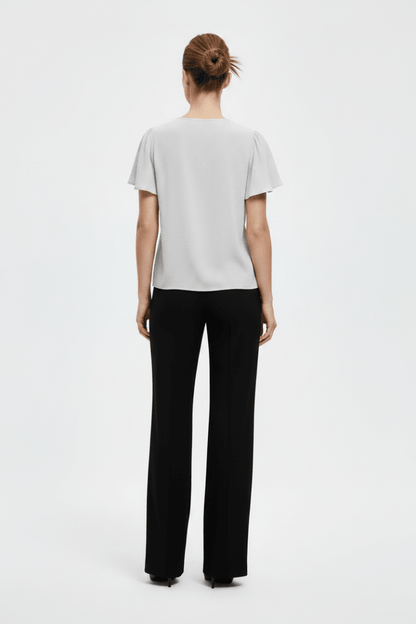 Vila T-Shirt Cloud Dancer Vilania