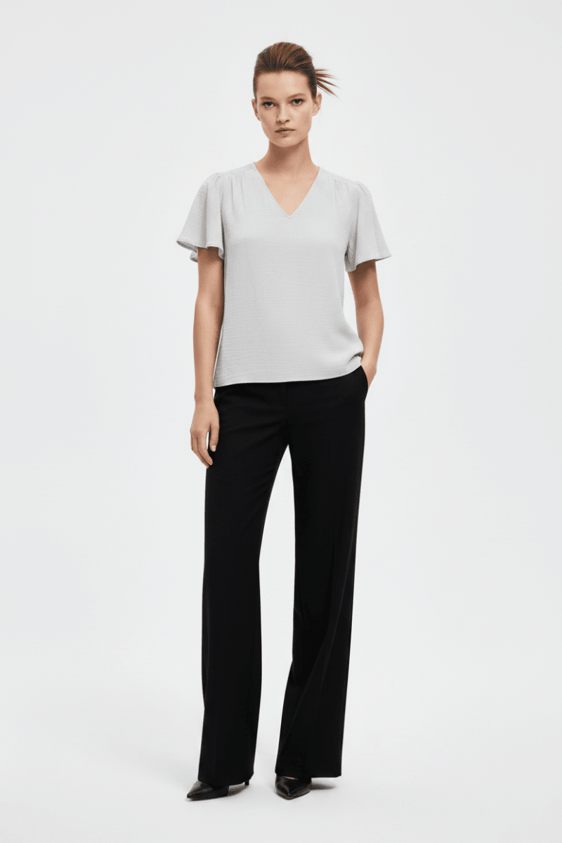 Vila T-Shirt Cloud Dancer Vilania
