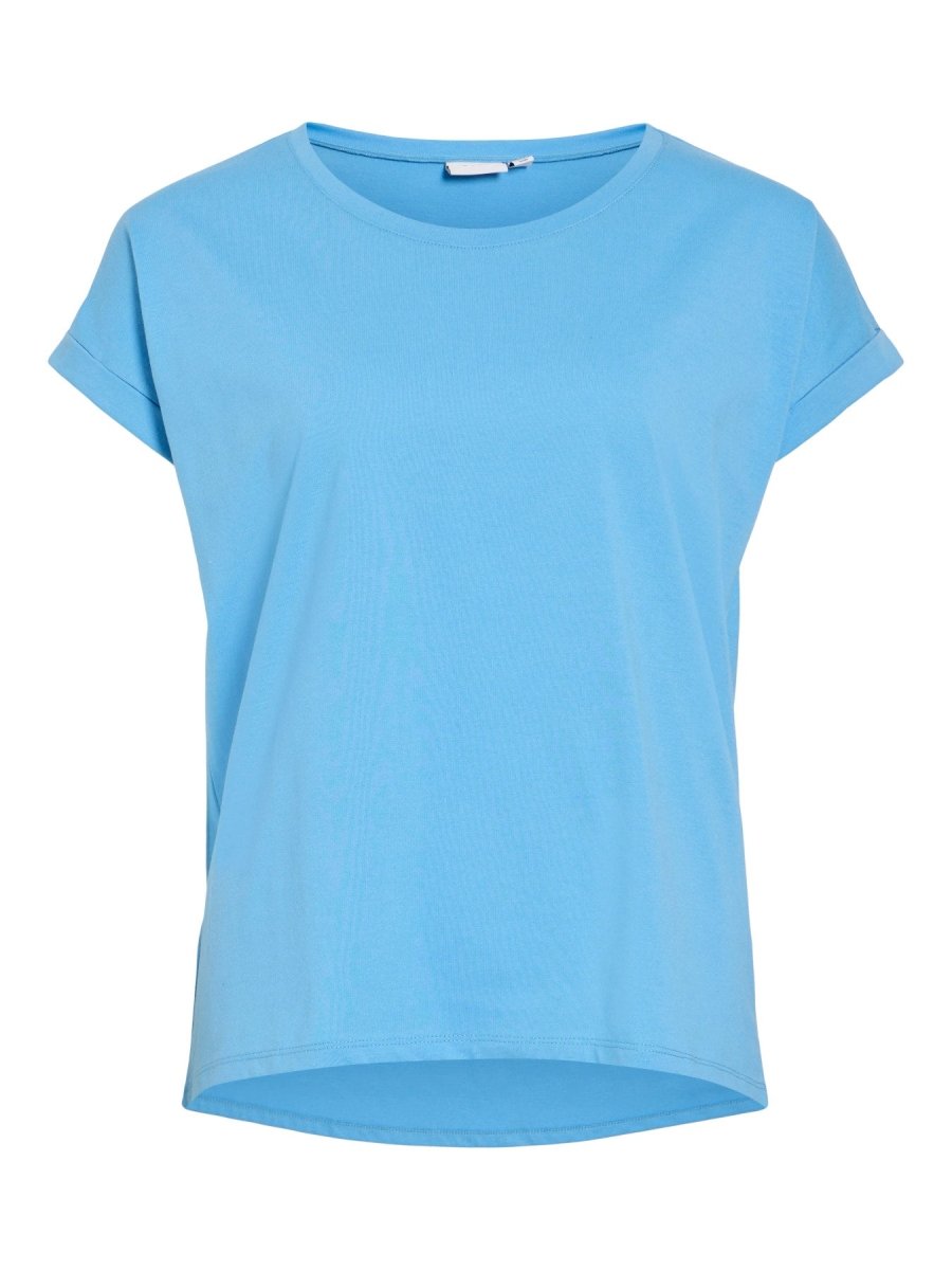 Vila T-Shirt Vidreamers in der Farbe Blue Surf