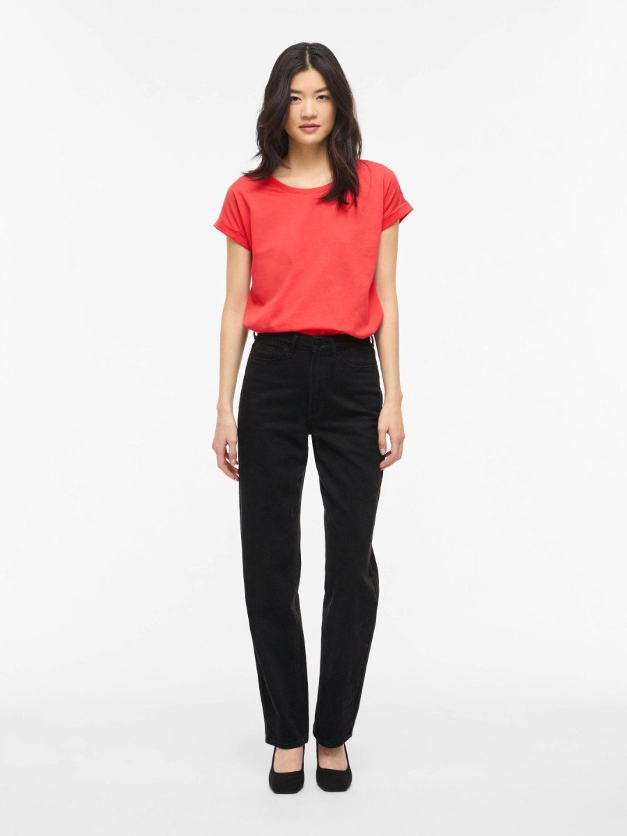 Vila T-Shirt Vidreamers in der Farbe Hibiscus