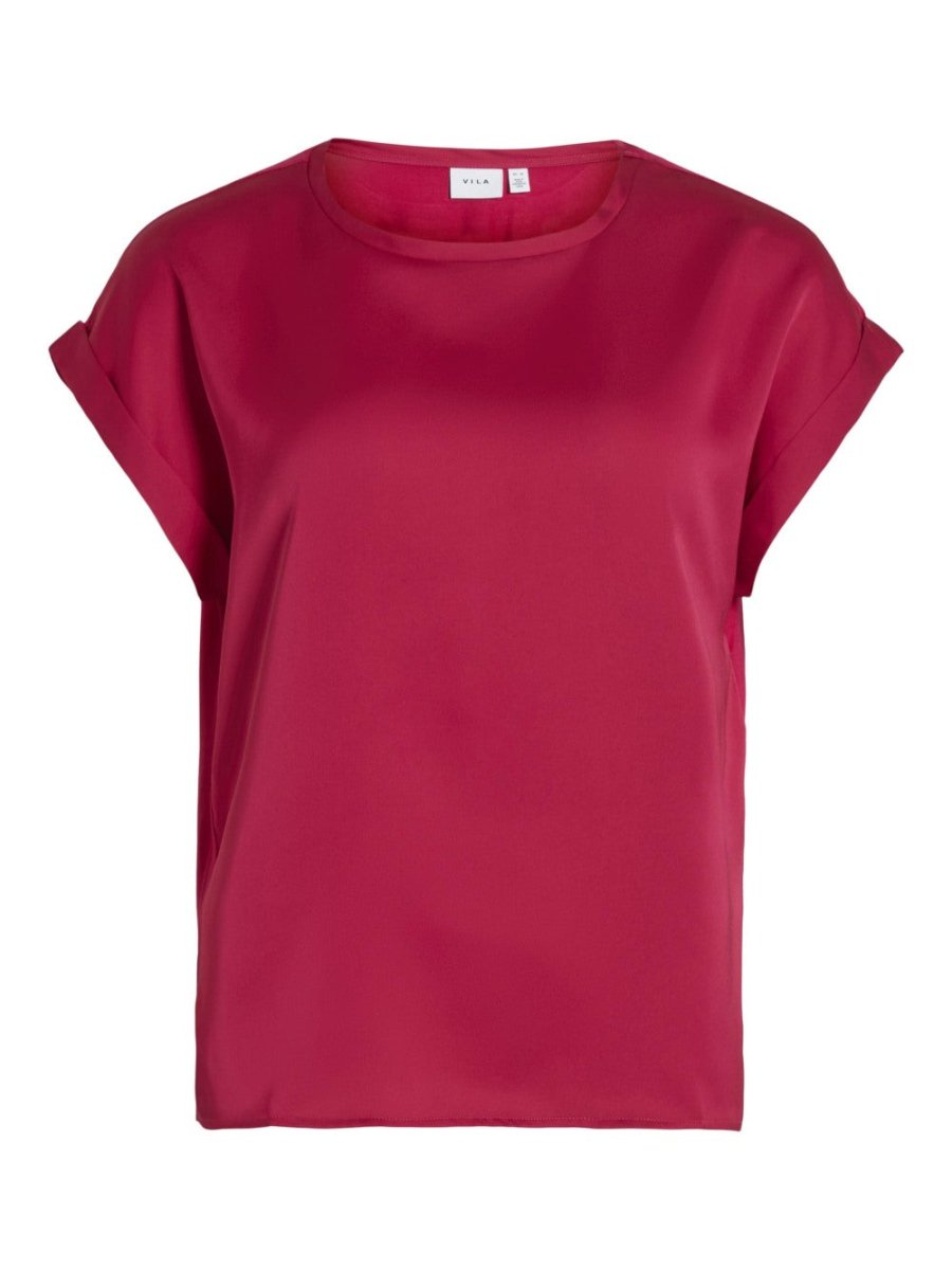 Vila T-Shirt Vielette Cerise