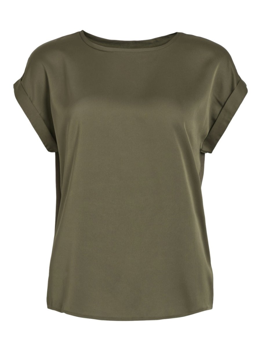 Vila T-Shirt Viellette in der Farbe Dusty Olive