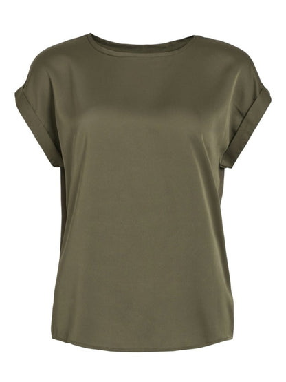 Vila T-Shirt Viellette in der Farbe Dusty Olive