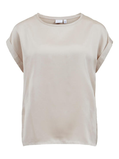 Vila T-shirt Viellette Satin Top