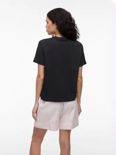 Vila T-Shirt Vinora Black Beauty