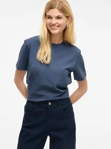 Vila T-Shirt Vinora Vintage Indigo