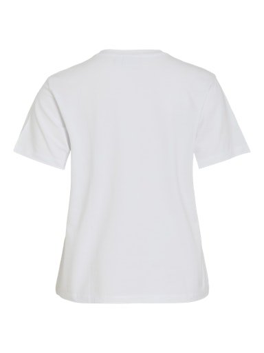 Vila T-Shirt Vinora White Crossaint