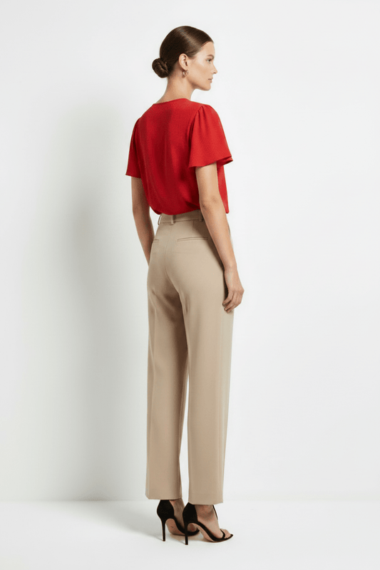 Vila T-Shirts & Tops Hibiscus Vilania V - Neck Kurzarm Det. Top/Vol