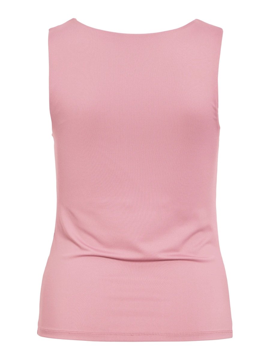 Vila Tanktop VIKENZA U - NECK S/L TANK TOP REV in Nostalgia Rose