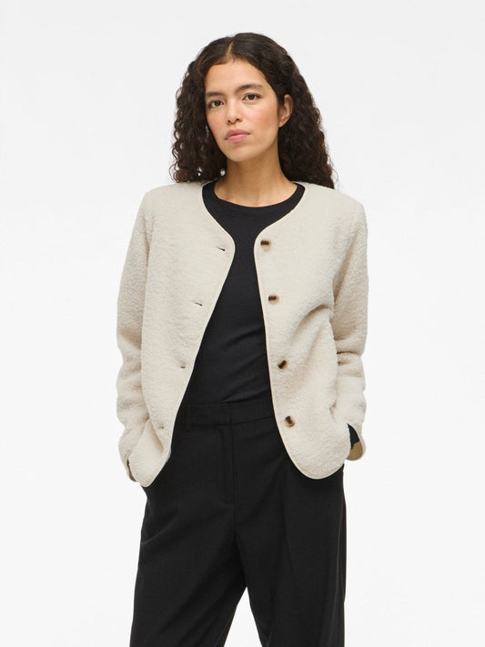 Vila Teddy-Jacke Viada in der Farbe Birch
