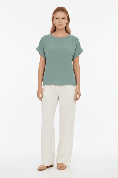Vila Top Blue Surf - VIJOSA S/S TOP - NOOS