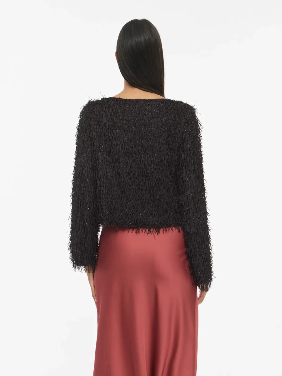 Vila Top Vitoi in Black Beauty