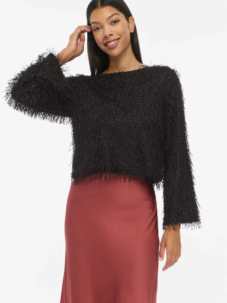 Vila Top Vitoi in Black Beauty