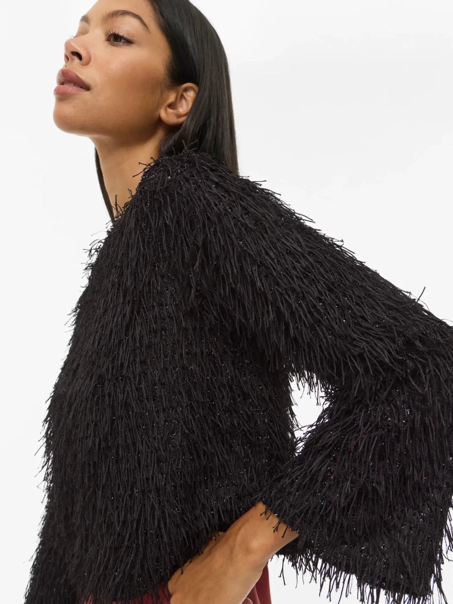 Vila Top Vitoi in Black Beauty