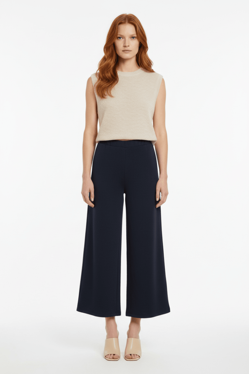 VILA Trousers VISIFFI HW CULOTTE PANTS/PB