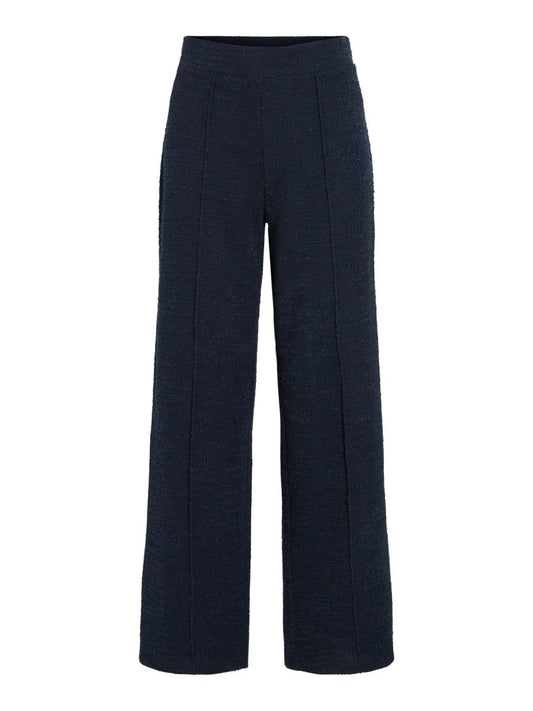 Vila Viamyna Hw Wide Pants in der Farbe Navy Blazer