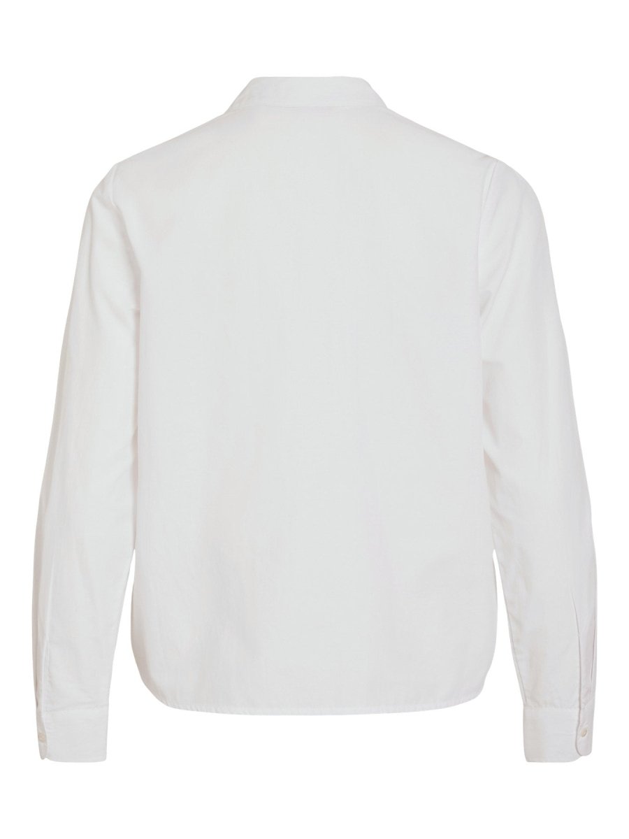 VILA VIDARMA L/S REGULAR SHIRT - NOOS Bright White