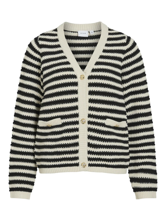Vila Virita Cardigan Birch/Black