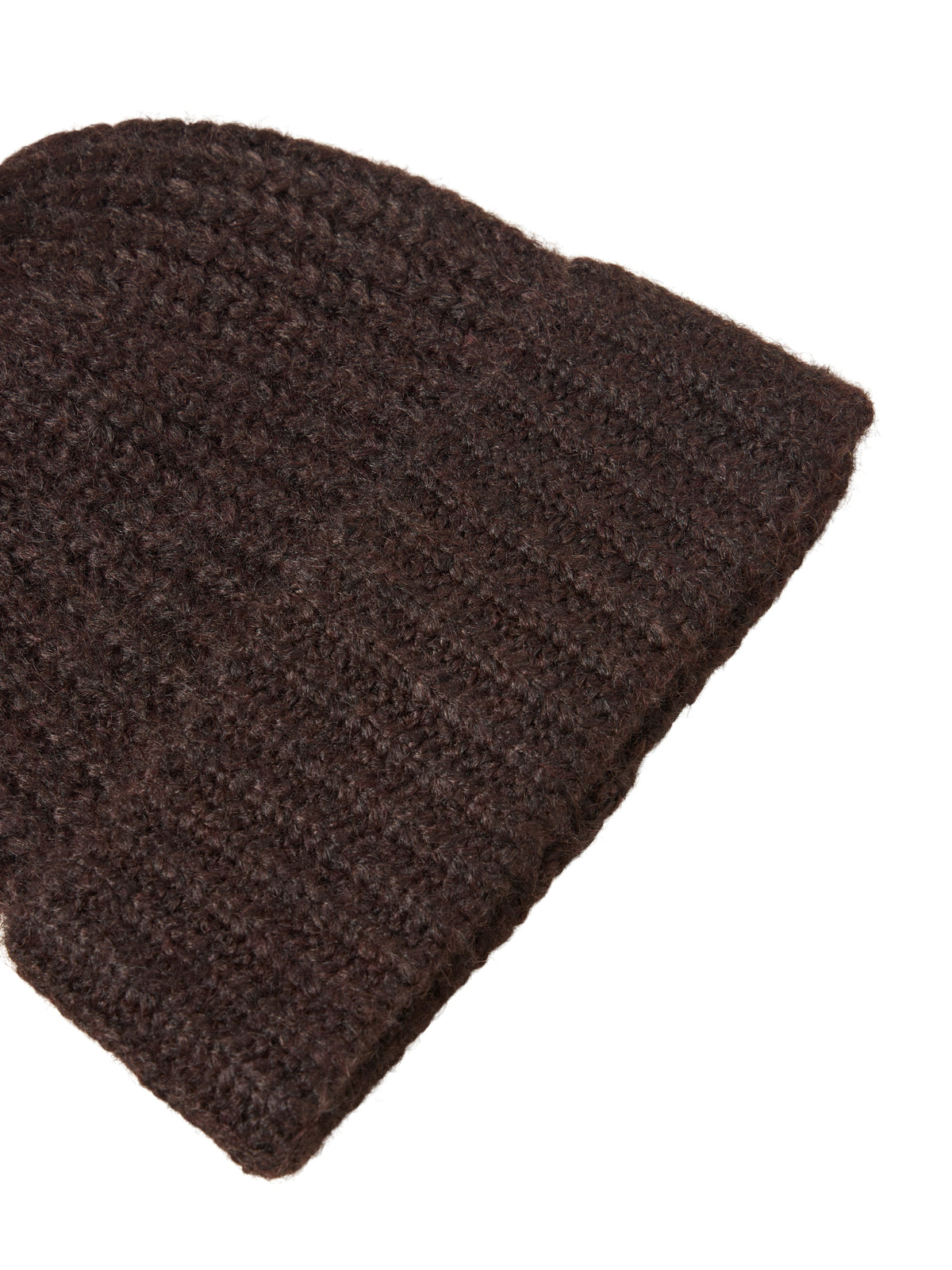 Vila Strickmütze New Knit Beanie in Coffee Bean