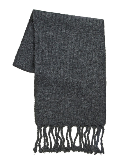 Vila Strickschal New Knit Scarf in Dark Grey Melange