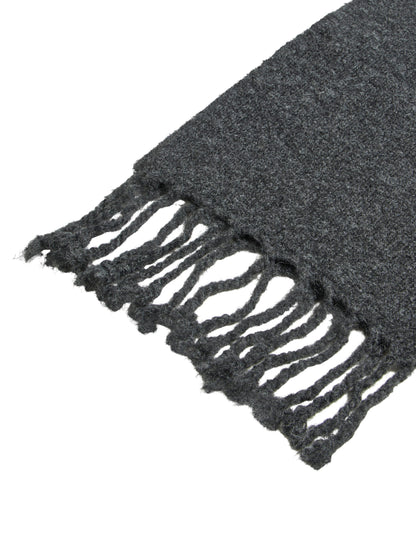 Vila Strickschal New Knit Scarf in Dark Grey Melange