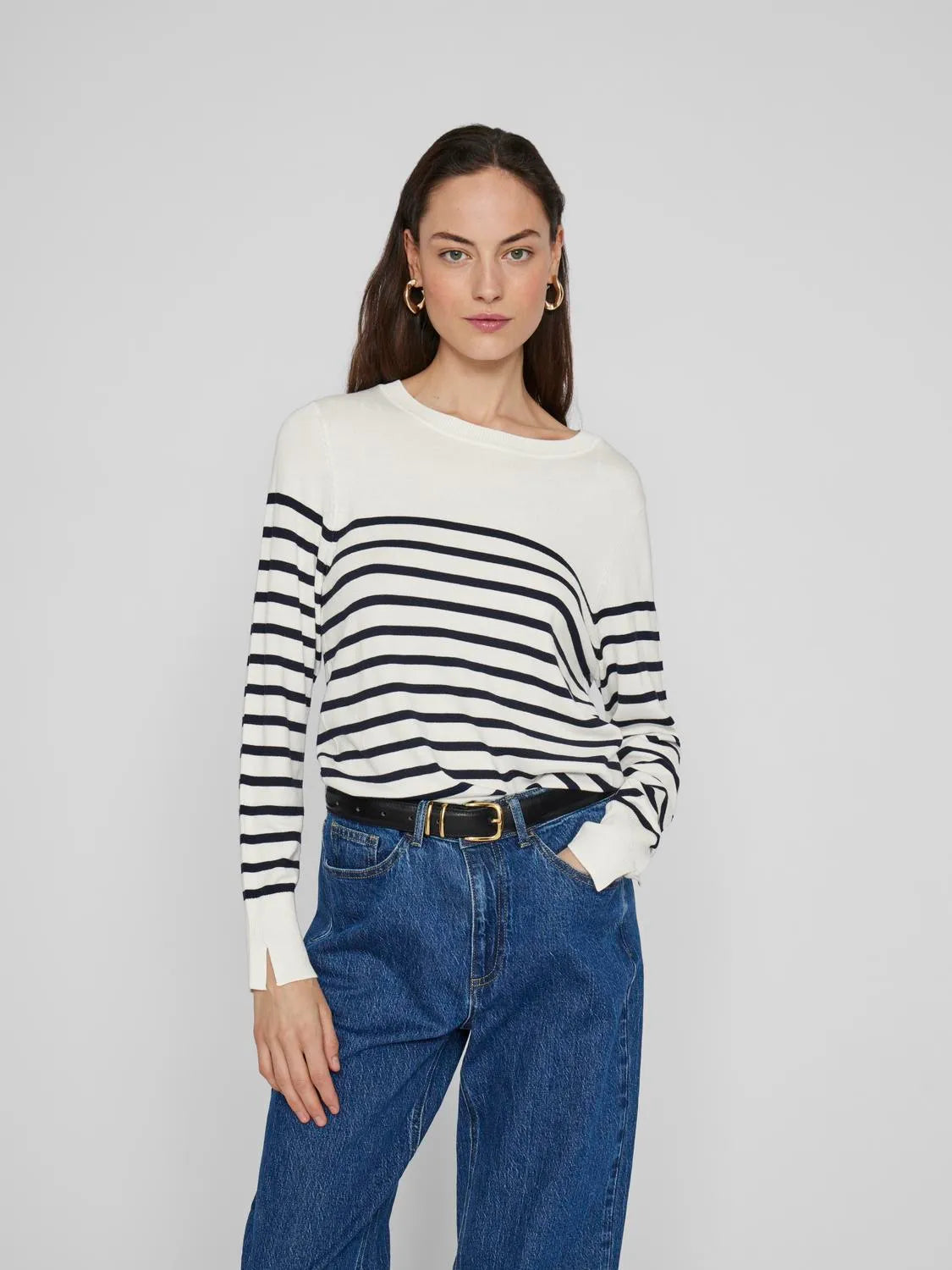 Vila O-Neck Knit Top