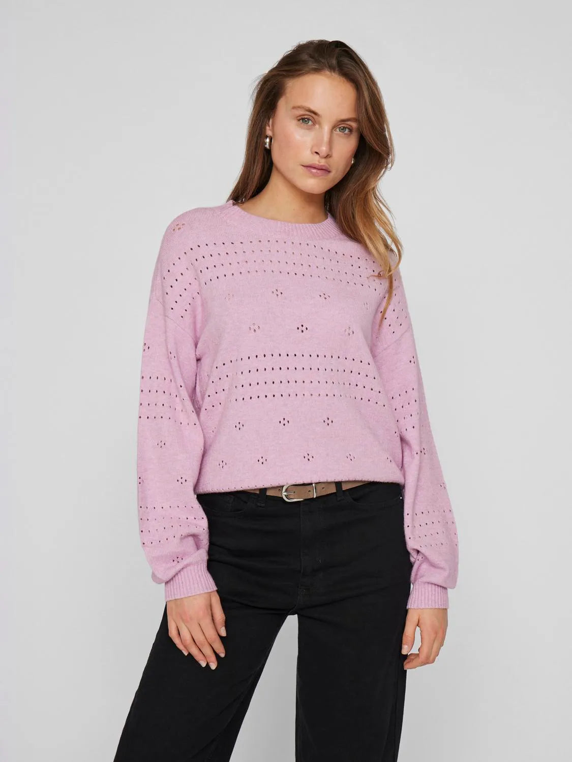 Vila VIRIL Pullover Winsome Orchid