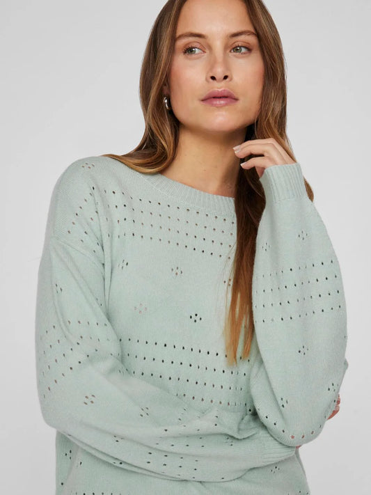 Vila VIRIL Pullover Silt Green