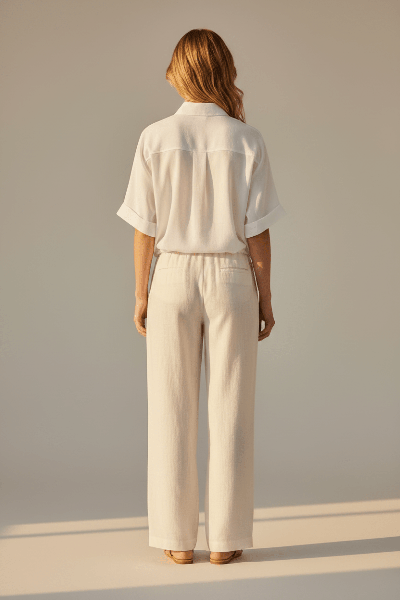 YAYA Bluse mit weiten Ärmeln und geflochtenen Details PURE WHITE