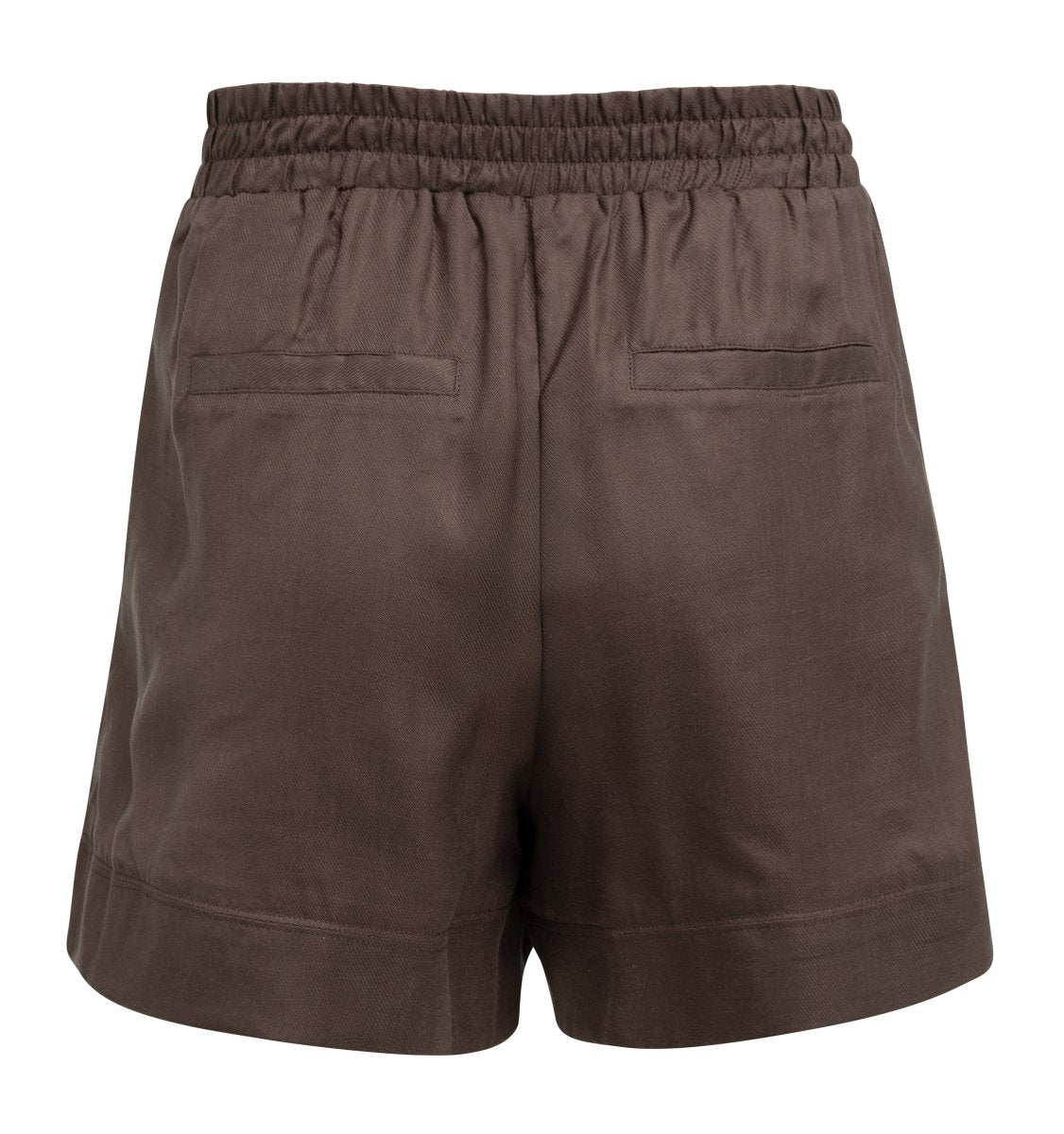 YAYA High-Waist Shorts mit elastischem Bund AUBERGINE PURPLE