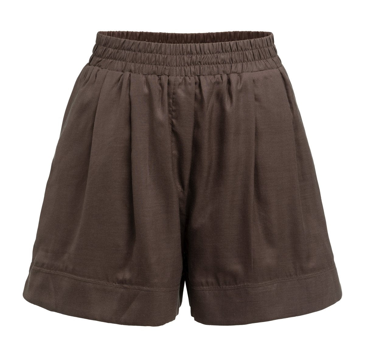 YAYA High-Waist Shorts mit elastischem Bund AUBERGINE PURPLE