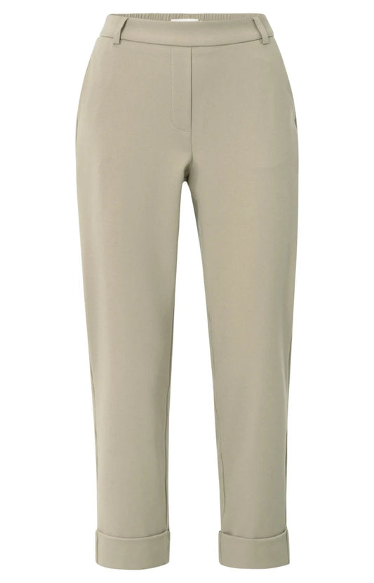 Yaya Hose Damen in Sand Beige - Damenhosen