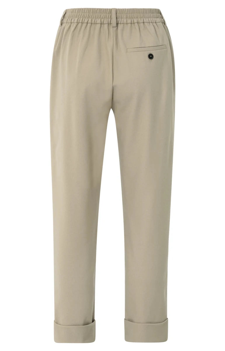 Yaya Hose Damen in Sand Beige - Damenhosen