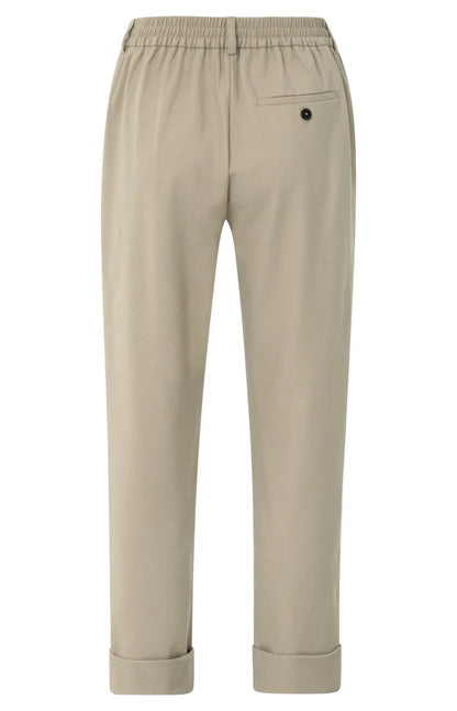 Yaya Hose Damen in Sand Beige - Damenhosen