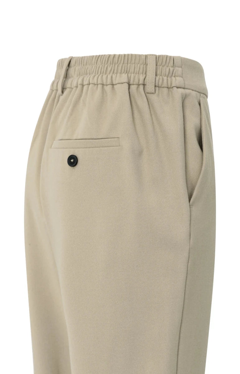 Yaya Hose Damen in Sand Beige - Damenhosen