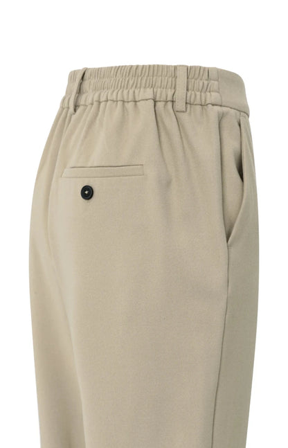 Yaya Hose Damen in Sand Beige - Damenhosen
