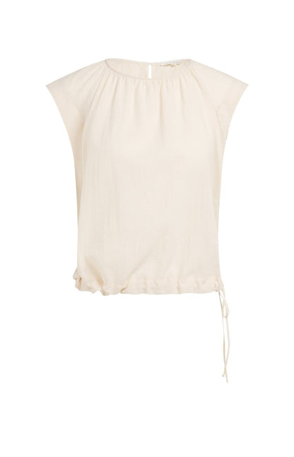 YAYA Sleeveless top mit tube colla CLOUD CREME WHITE