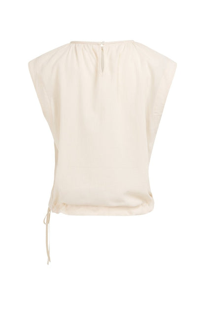 YAYA Sleeveless top mit tube colla CLOUD CREME WHITE