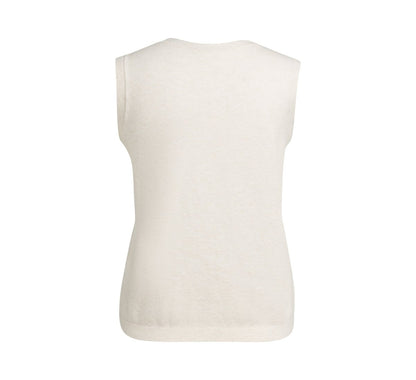 YAYA Strick-Spencer mit Knopfverschluss Creme