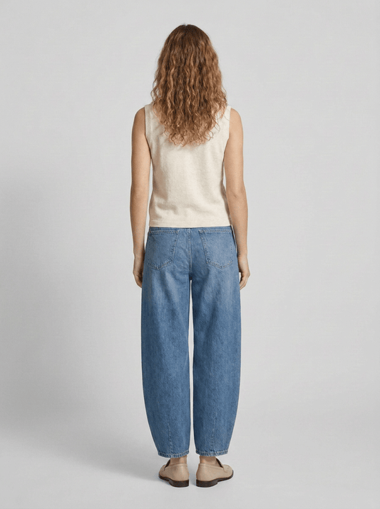 YAYA Strick-Spencer mit Knopfverschluss Creme