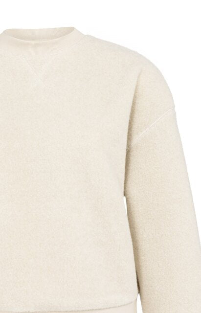 YAYA Teddy Pullover HEATHER GREY MELANGE