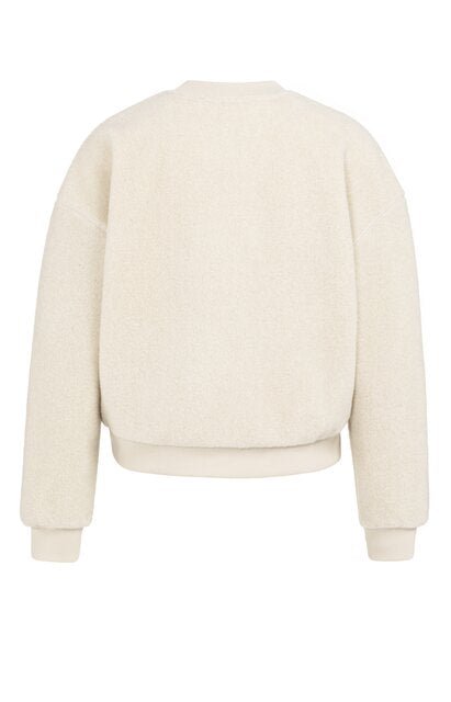 YAYA Teddy Pullover HEATHER GREY MELANGE