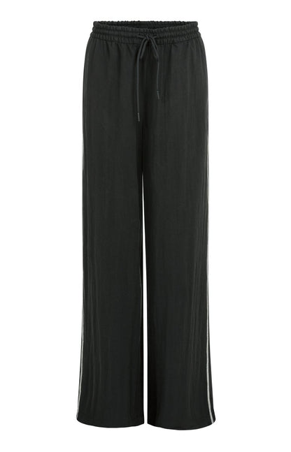 YAYA Woven wide leg trousers - L32 BLACK